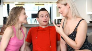 Bonnie Dolc and Sharon White are fucking with two huge dicks