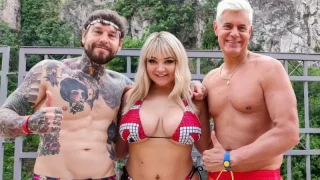 Lana Wolf Huge Natural Tits Blonde Follows The Rainbow Threesome Hardcore Blonde Bigtits Threesome Batural